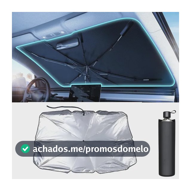 Quebra Sol Para Brisa Carro Protetor Solar Quebra Sol Eletro