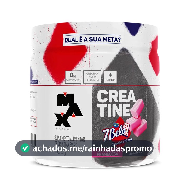Creatina Max Titanium 7 Belo em pó x 300g