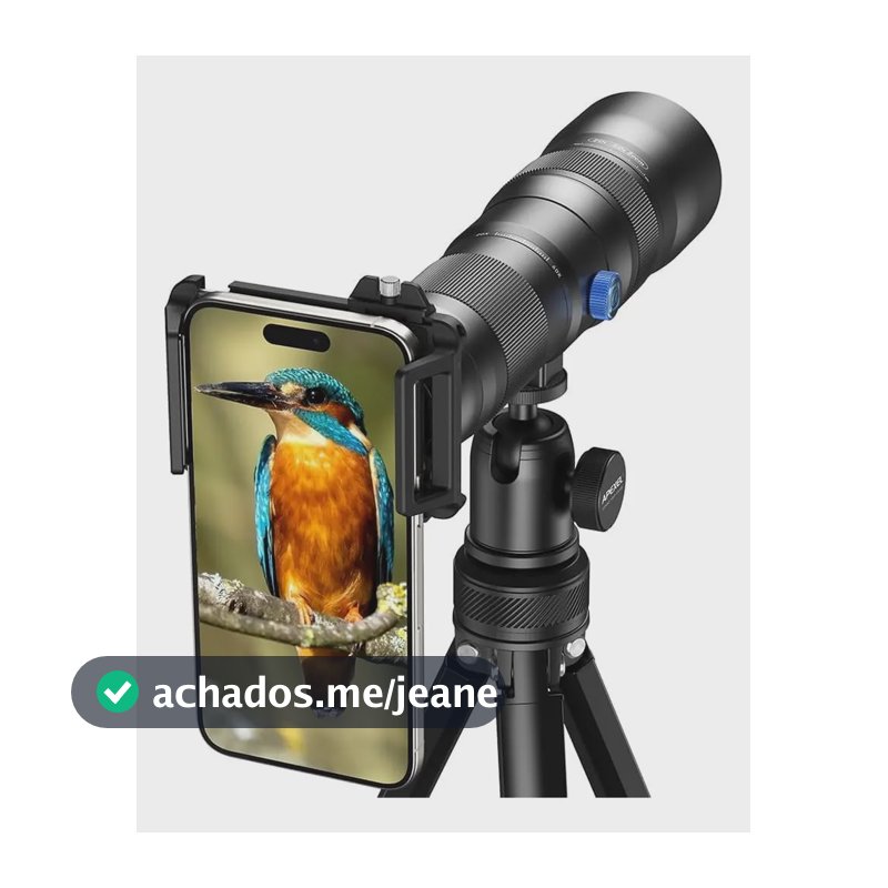 Lente Telefoto Luneta P/ Celular 20-60x Foto Lua Aves Apexel