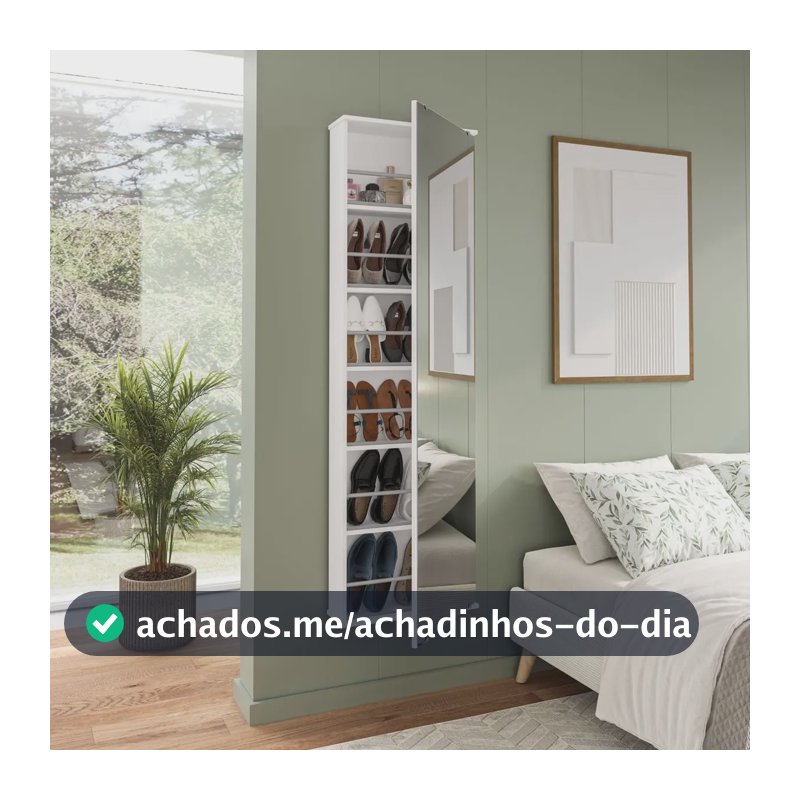 Sapateira Com Espelho Itabuna Politorno Wt