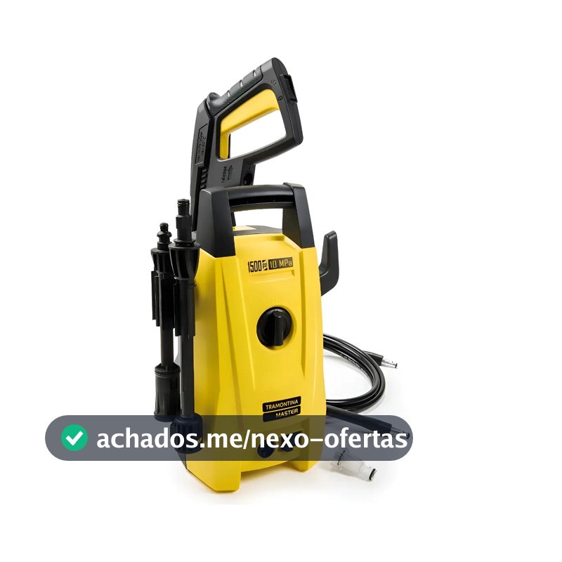 Econ Lavadora De Alta Pressão 1200w 1500 Psi Tramontina Cor amarelo