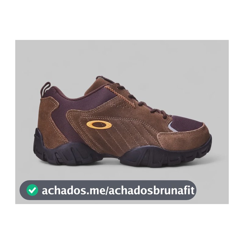 Tênis Masculino Attack Oakley Marrom Liso 43 Br