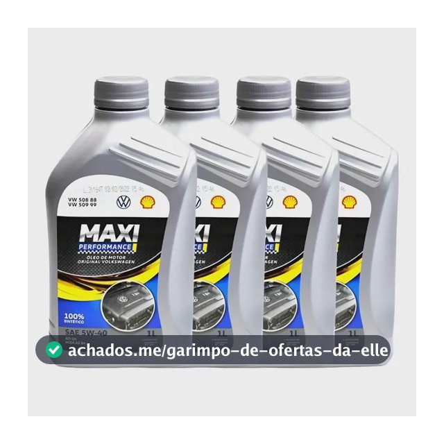 Kit 4L De Óleo Motor 5w40 100% Sintético Original Volkswagen