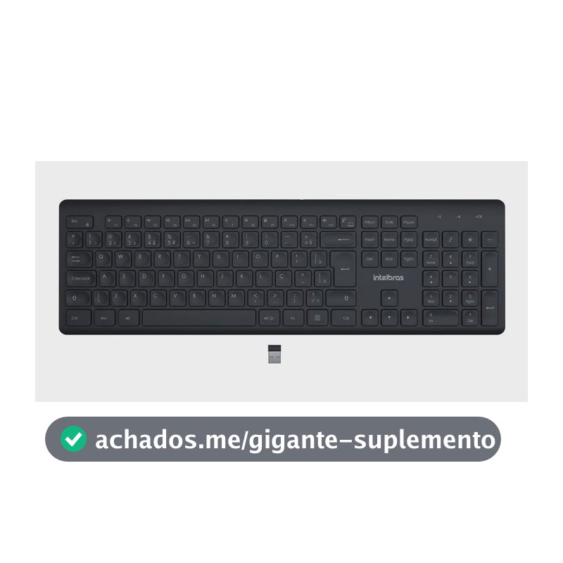 Teclado Sem Fio Intelbras TSI50 Clique Silencioso