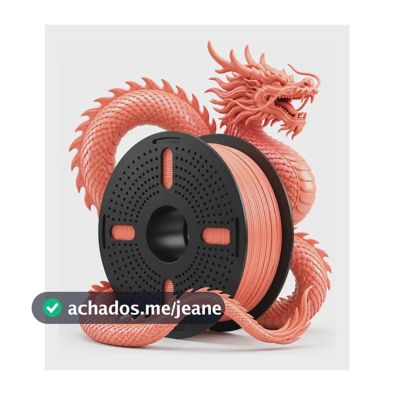 Filamento Impressora 3d Print Pulse Pet G 1.75mm Rosa Salmao