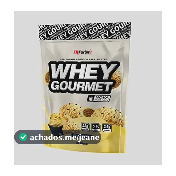 Whey Gourmet 900g Fn Forbis (best) Whey 25g Proteinas+brinde Sabor Mousse De Maracujá