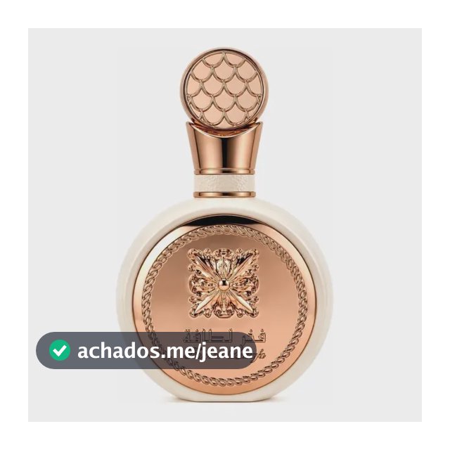 Perfume Fakhar Women Rose Lattafa Eau De Parfum 100ml Original Perfume Árabe Feminino