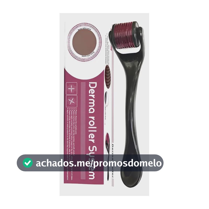 Derma Roller System 0,25mm Microagulhamento Cuidado Pele