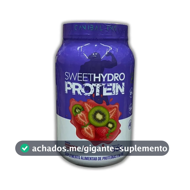 Sweet Hydro Morango Com Kiwi 900g - Canibal Inc Morango Com Kiwi