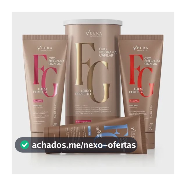 Kit Cronograma Capilar Loiro Perfeito - Fashion Gold