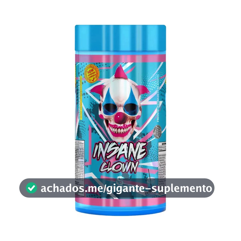 Suplemento em pó Demons Lab Beta alanina Pré Treino Insane Clown 350g Demons sabor Blue Vanilla x 350g