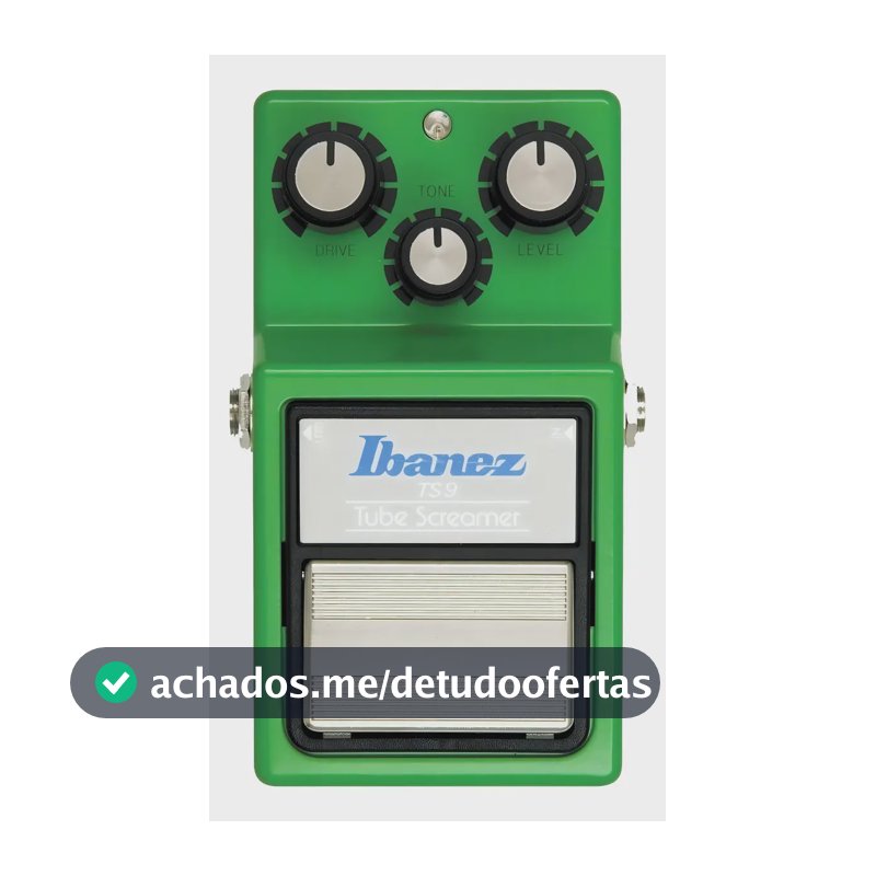 Pedal de efeito Ibanez Tube Screamer TS9 verde