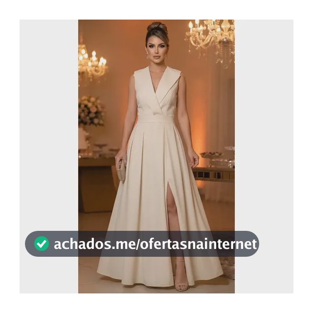Vestido Longo Festa Casamento Madrinha Alfaiataria Elegante
