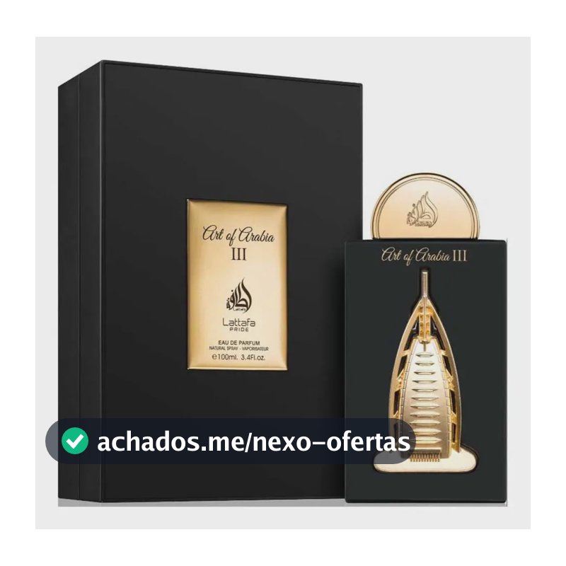 Perfume Art of Arabia III Edp 100ml unissex Lattafa Pride