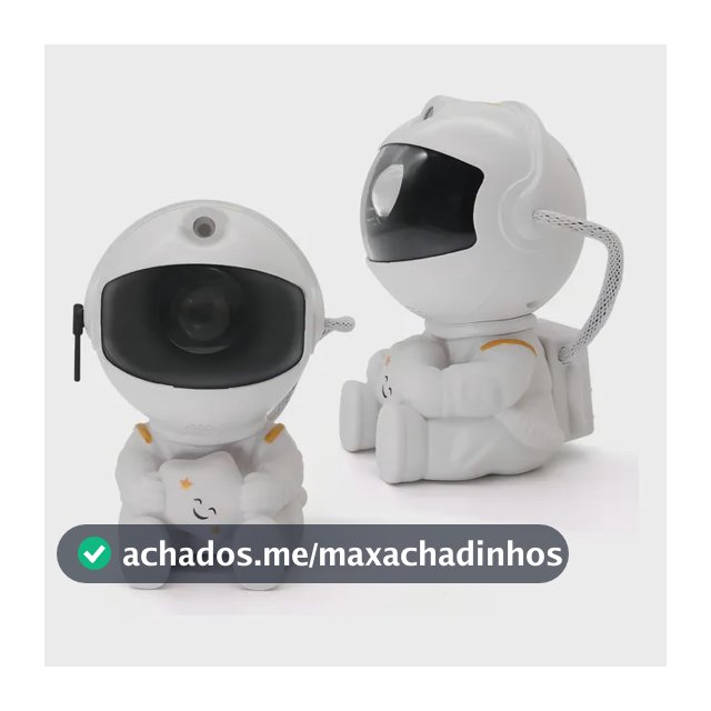 Astronauta de Galáxia e Estrelas LED Com Controle Remoto USB