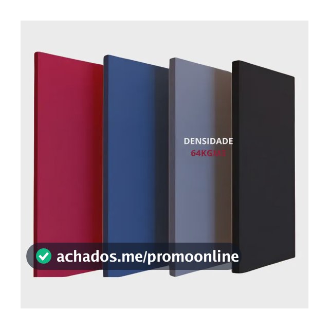 Painel Acústico Lã Rocha 120x60x05 Lã 64kg Kit Com 4 Paineis