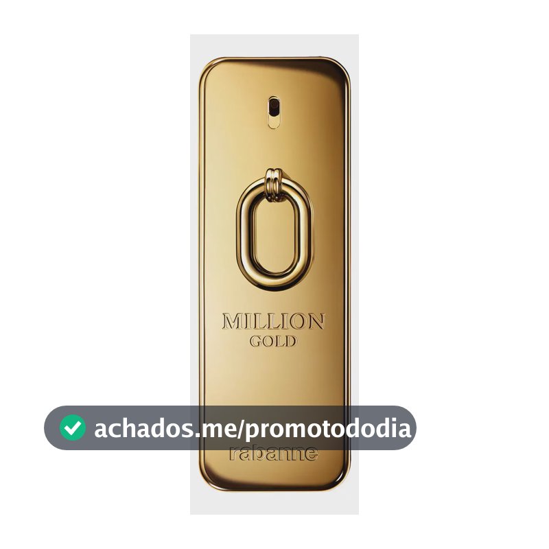 Perfume Rabanne Million Gold Eau de Parfum Intense 100 ml Masculino - Amadeirado Apimentado - perfume importado elegante e ousado