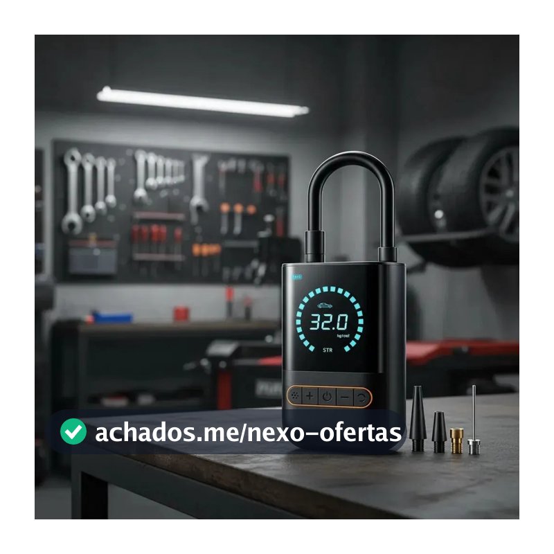 Mini Compressor De Ar Digital Para Pneus Carro Moto Bike 150psi Recarregável 4000mah