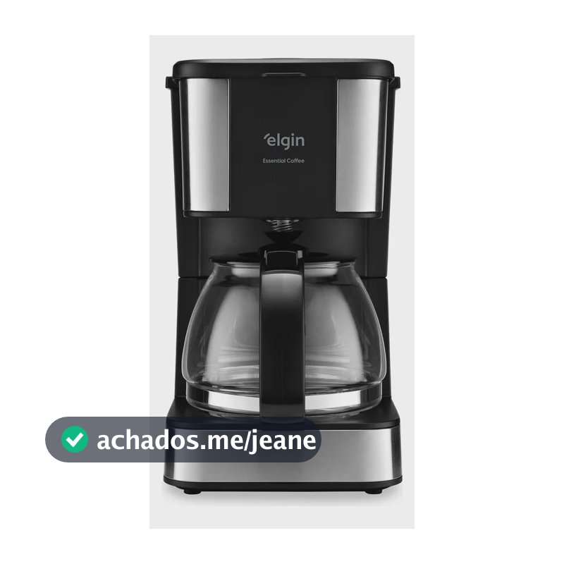 Cafeteira Elétrica Essential Coffe  19 Xícaras Elgin Preto 220v