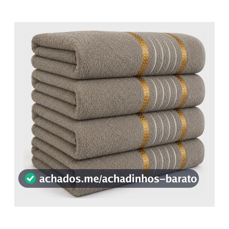 Kit 3 Toalhas De Banho Grande 100% Algodão 68x135 - Promoção
