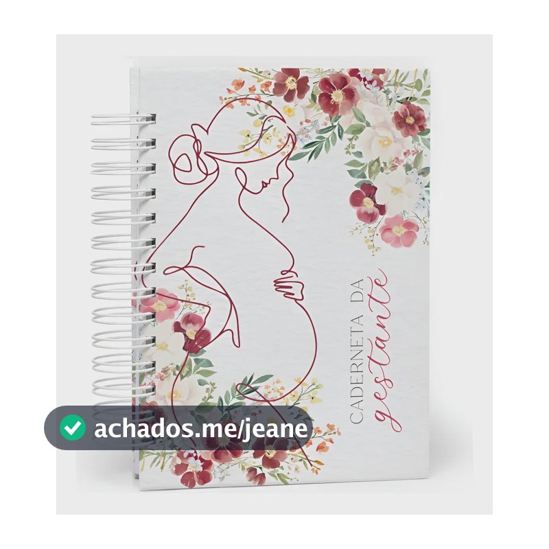 Planner Da Gestante - Diário Da Minha Gestação - Capa Dura Branca