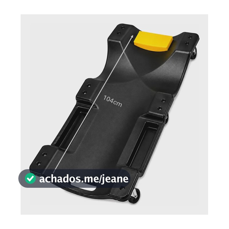 Carrinho Esteira Para Mecânico Extra Grande 104cm Até 150kg