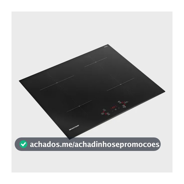 Cooktop 4 Bocas De Indução Brastemp Com Funções Especiais -  220v