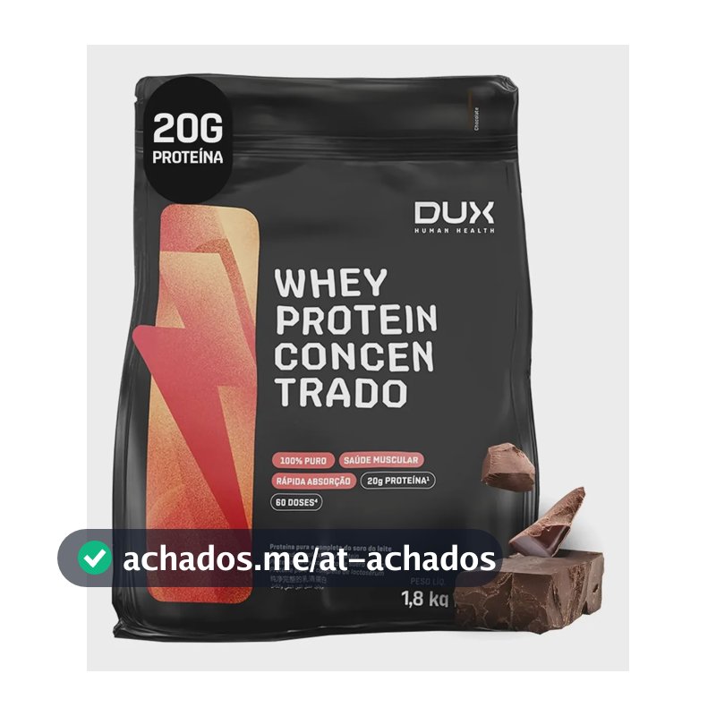 Whey Protein Dux Concentrado 1.8kg Chocolate Pó Outros