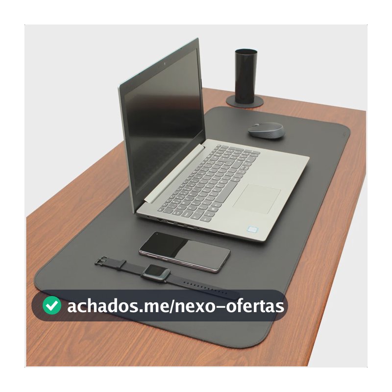 Desk Pad Mouse Pad 90x45 Feroz Wf  Couro Sintético E Brinde