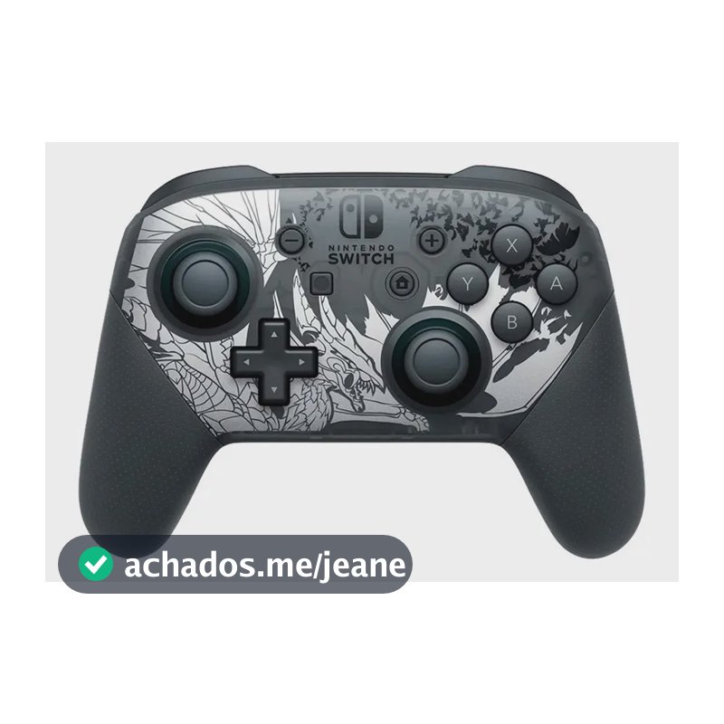 Controle joystick sem fio Nintendo Switch Pro Controller Pro monster hunter rise sunbreak edition