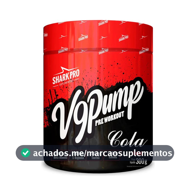 V9-pump Pre Workout - 300g Cola - Shark Pro