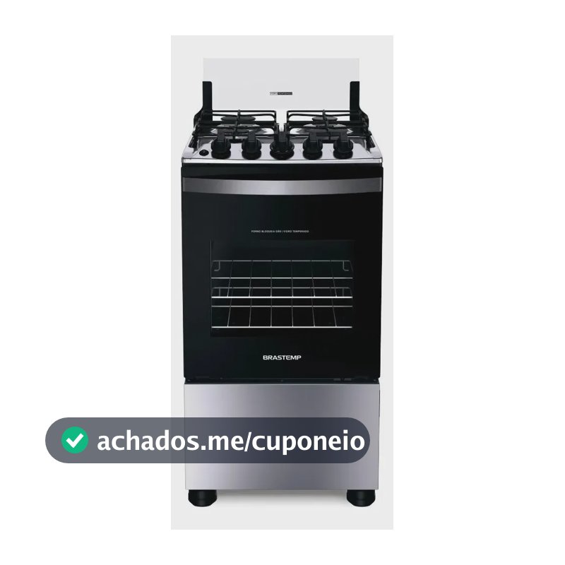 Fogão Brastemp 4 Bocas Inox Bfo4nbr - Bivolt