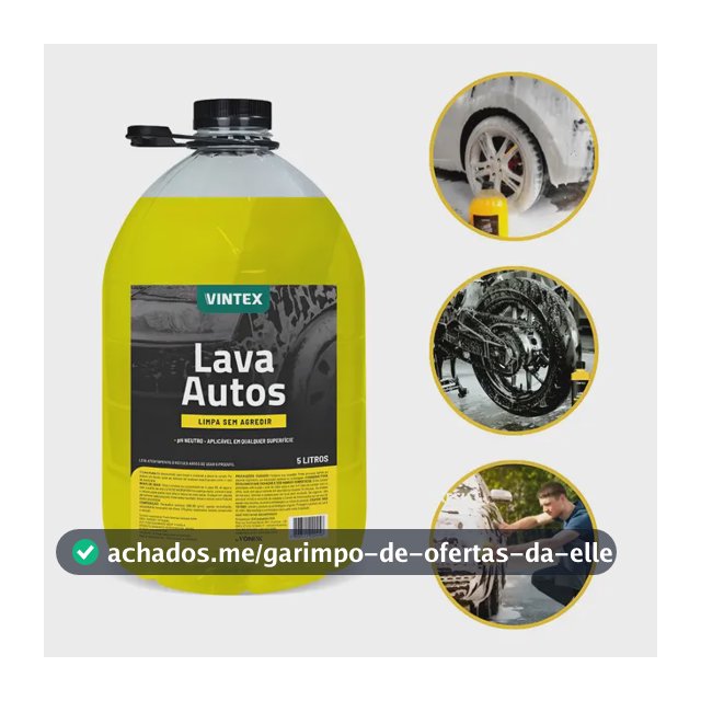 Lava Autos Shampoo Automotivo Vintex Da Vonixx 5l