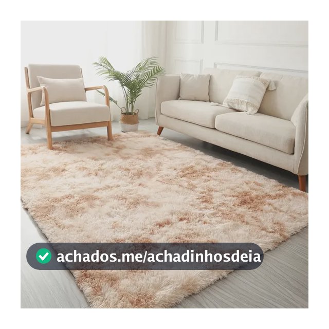 Tapete Sala 2,00x1,50 Quarto Felpudo Peludo Macio