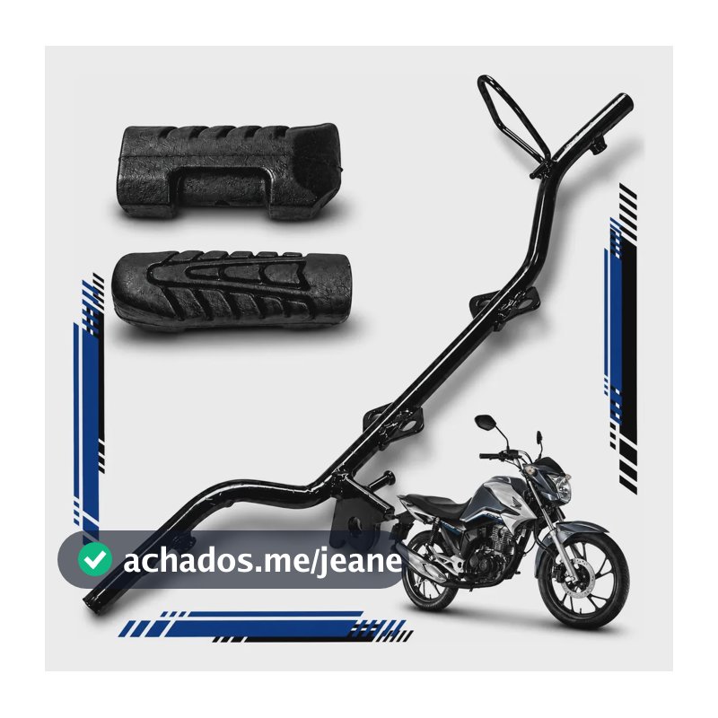 Estribo Com Borracha Pedaleira Cg 160 Titan Fan 2016 A 2025
