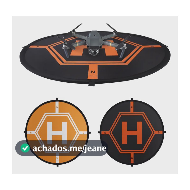 Drone Landing Pad Pista Pouso E Decolagem 80 Cm