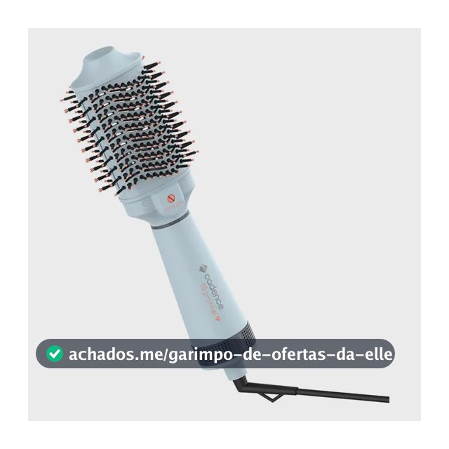 Escova Cadence Secadora Alisadora Volumizadora Esc710-biv Cinza