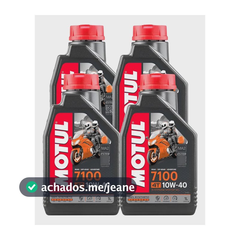 Kit Óleo Motul 7100 4t 10w40 4 Litros Motul