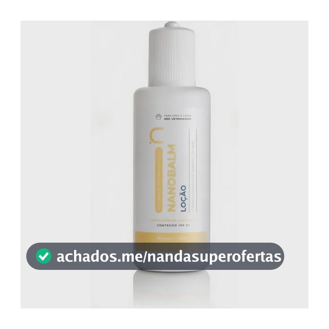 Nanobalm 100ml Restauração Da Pele Wesen Green P Cães