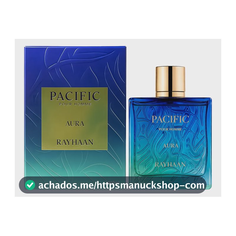 Perfume Masculino Rayhaan Pacific Aura Eau De Parfum 100ml