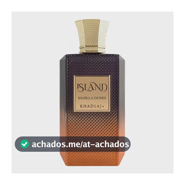 Perfume Árabe Khadlaj Island Vanilla Dunes 100ml Edp