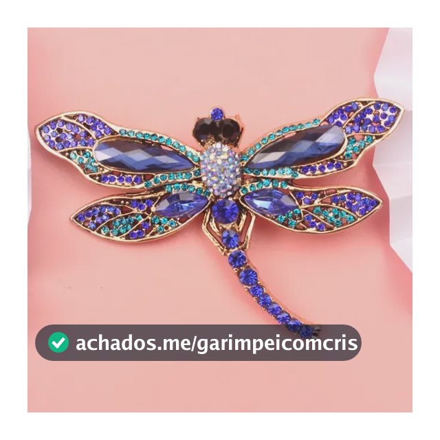 1 Peça De Broche De Libélula De Diamante Aquático, Presente