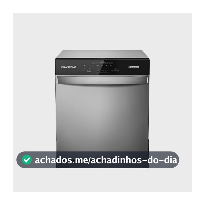 Lava-Louças Brastemp 8 Serviços Inox - BLF08BS