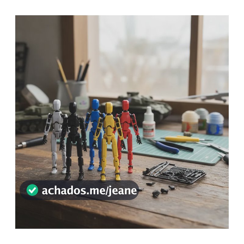 Kit 5 Unidades De Robo Dummy Montado Com Kit De Acessórios