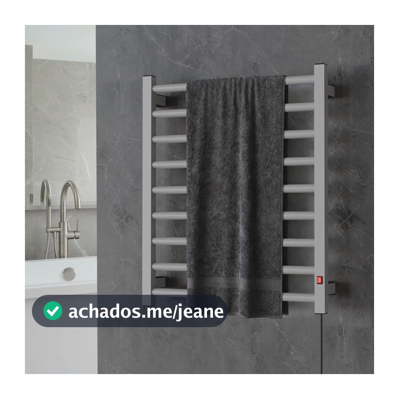 Toalheiro Térmico Alumínio Prata Bivolt Electrowood 110/220v Prata 127v