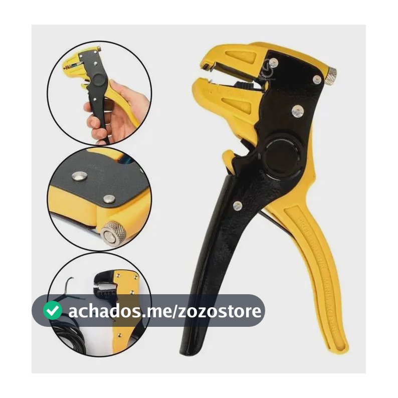 Alicate Desencapador de Fios Com Ajuste Reforçado 7 Profissional Decapador Universal