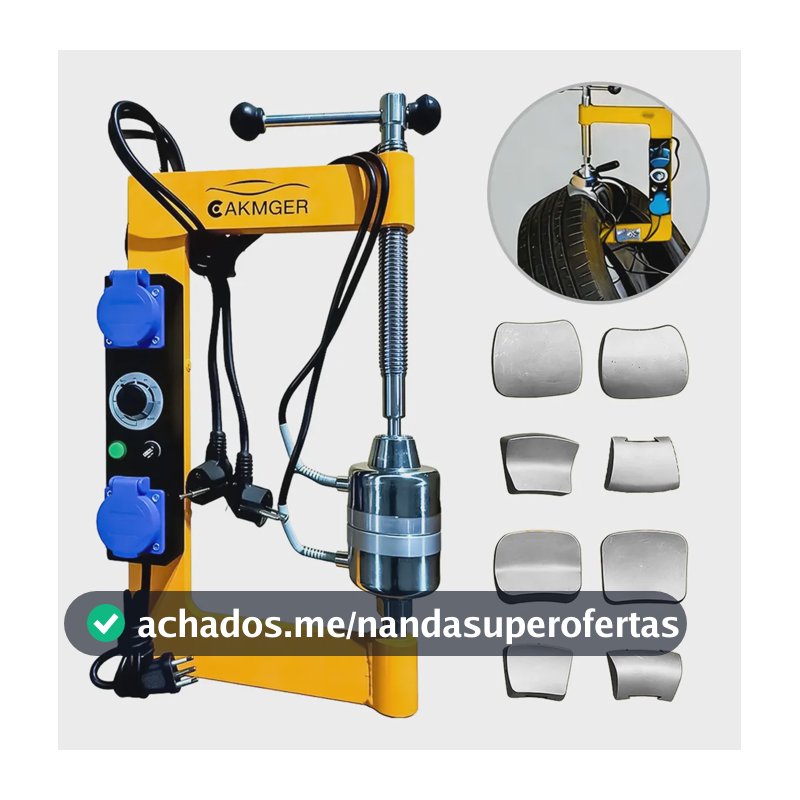 Maquina De Vulcanizar Pneus Dupla Vulcanizador Elétrico 220v 220v