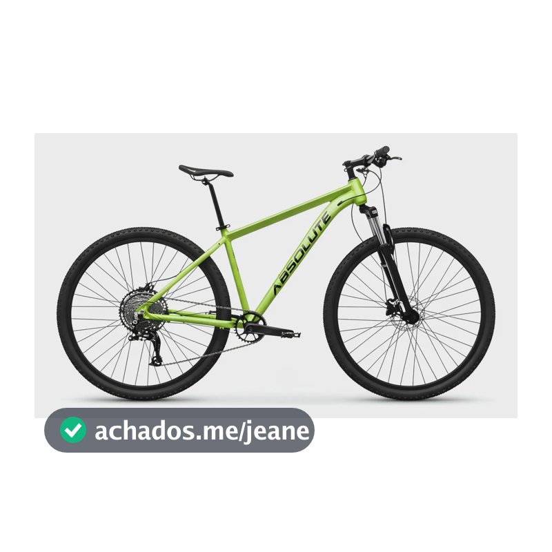 Bicicleta Aro 29 Absolute Nero 5 12v Freio Hidráulico Trava Verde/preto 17