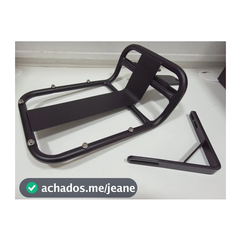 Bagageiro Dianteiro Frontal Bicicleta Eletrica Ouxi Inow Preto
