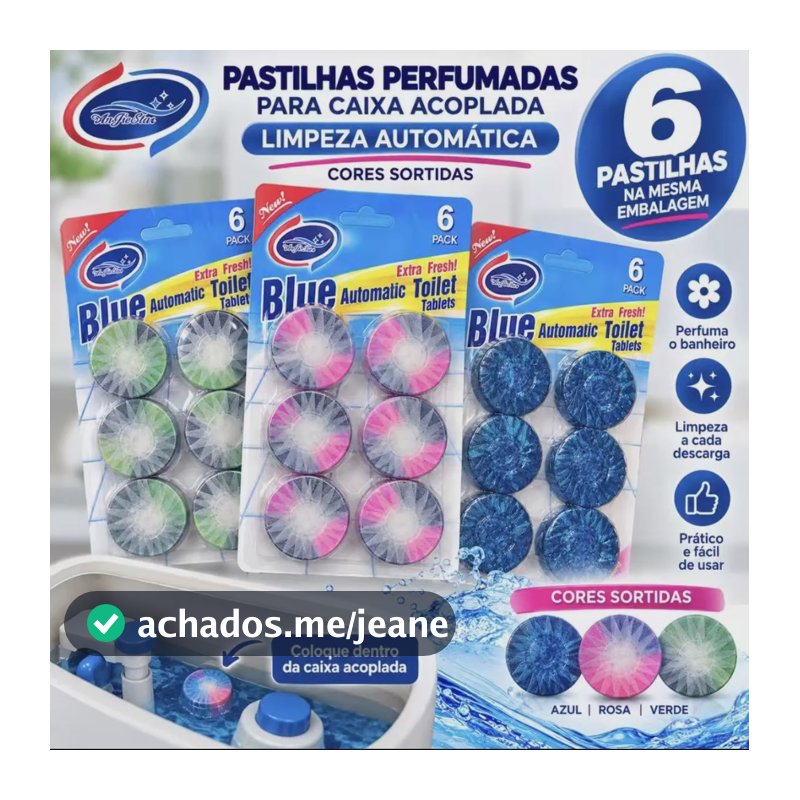 Bloco Sanitário Pedra Caixa Acoplada Limpeza Automática- 6un